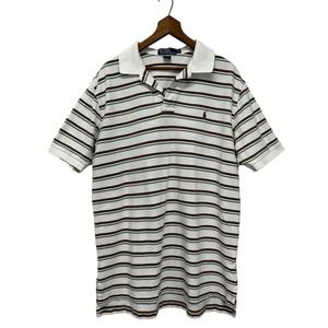 Polo by‎ Ralph Lauren Men’s Stripes Collared Shirt size XL, 100% Cotton